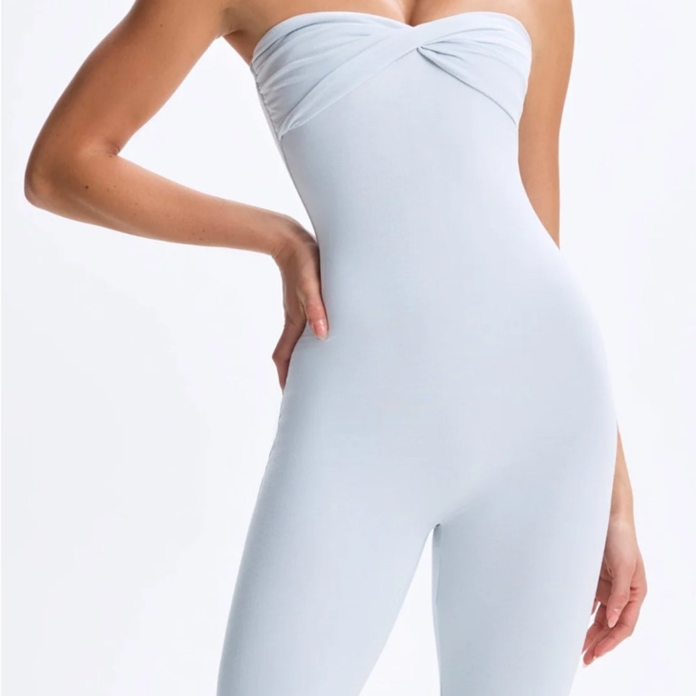 Dusty Blue jumpsuit from Oh Polly